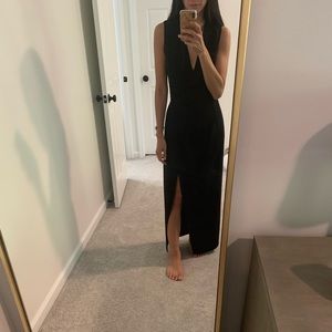 AMERICAN APPAREL Wrap Maxi Dress